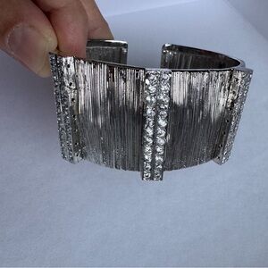 Elegant Silver Cuff Bracelet